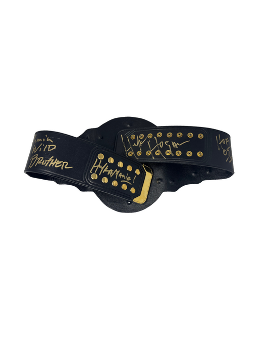 Hulk Hogan Mystery Belt SIGNED
