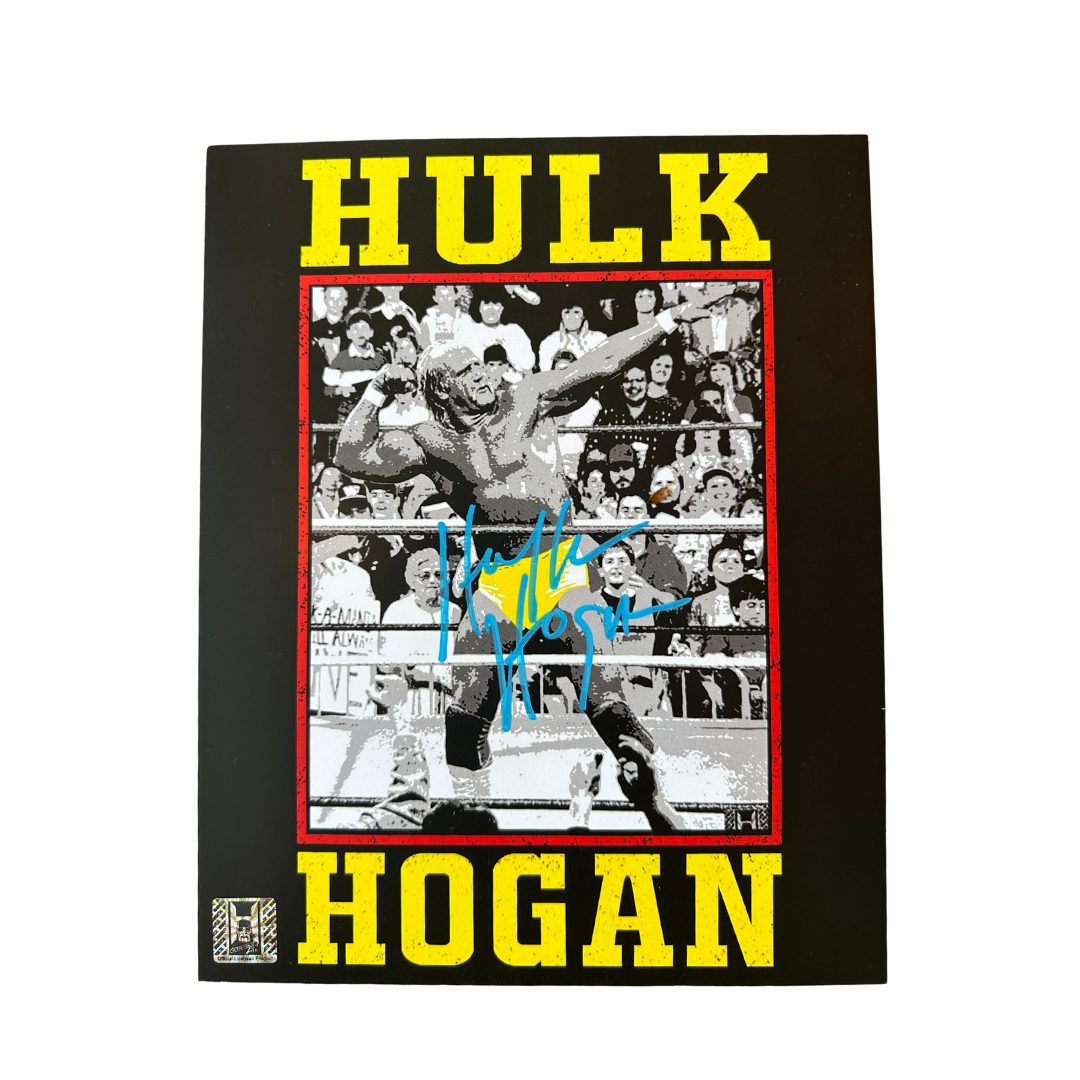 Hulk Hogan Snapshot Signed 16x20 Poster
