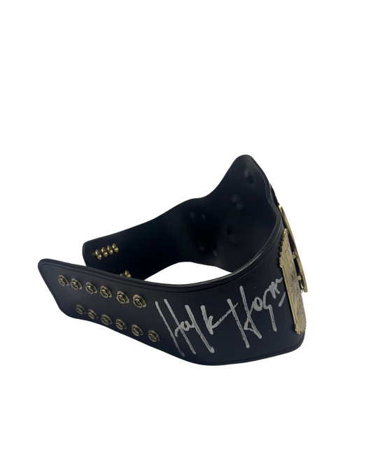 Mini Winged Eagle Replica Title Belt Hulk Signed