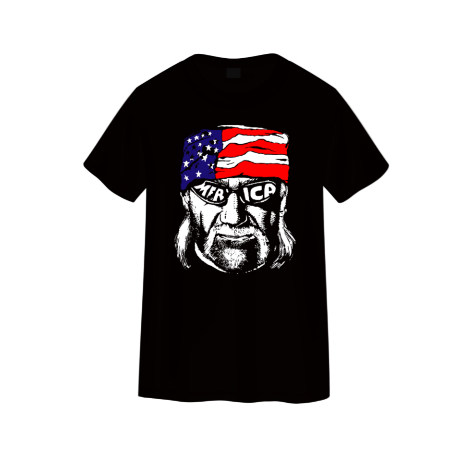 Hollywood Face Merica Adult T-Shirt