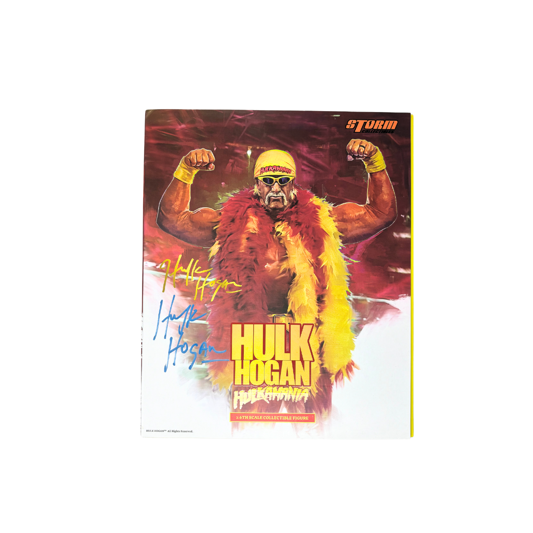 Signed 2018 1:6 Scale Hulk Hogan Storm Figure – Hulk Hogan's