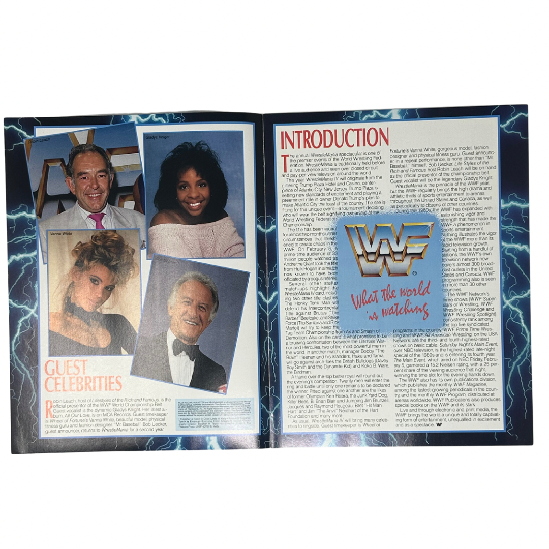 WWF Official Souvenir edition 1988 Autographed Program