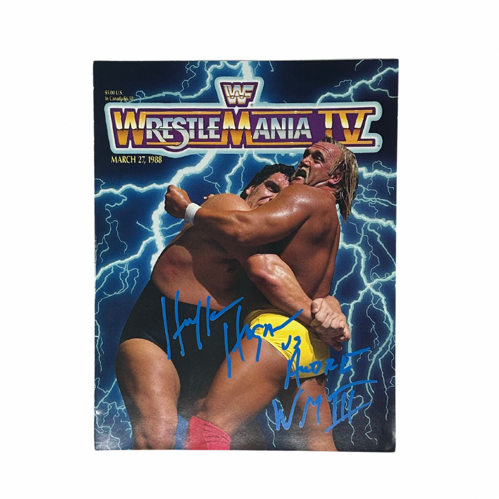 WWF Official Souvenir edition 1988 Autographed Program