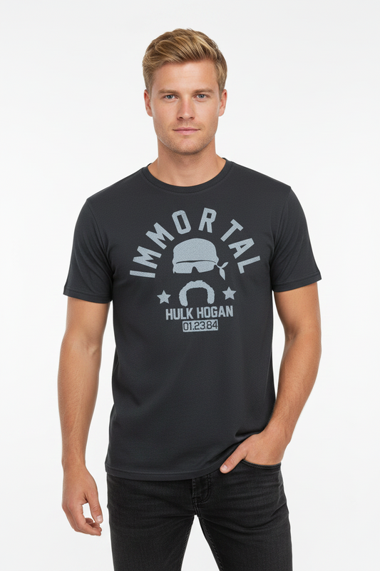 Heather Black Immortal Adult T-Shirt