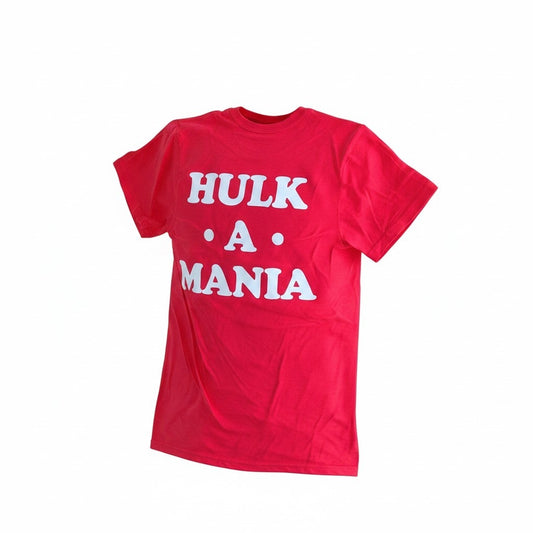 Red American Made Hulkamania Adult T-Shirt