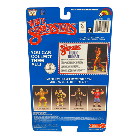 WWE SuperStars Hulk Hogan Action Figure Black Card