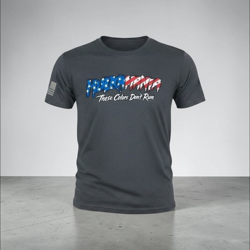 Gray Flag Hulkamania These Colors Don't Run Adult T-Shirt