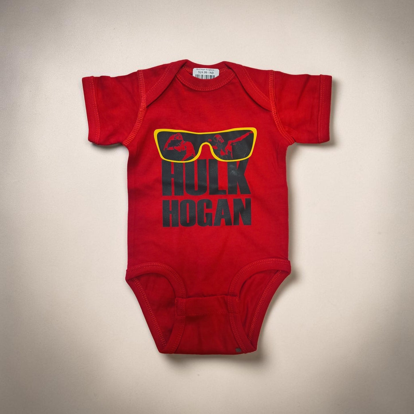 Red Hogan Sunglasses Reflection Infant Onesie