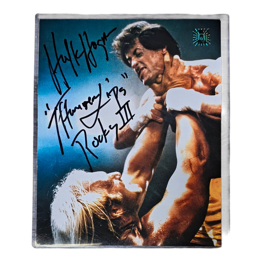 Rocky III Choke Pose Signed 8x10 Photo