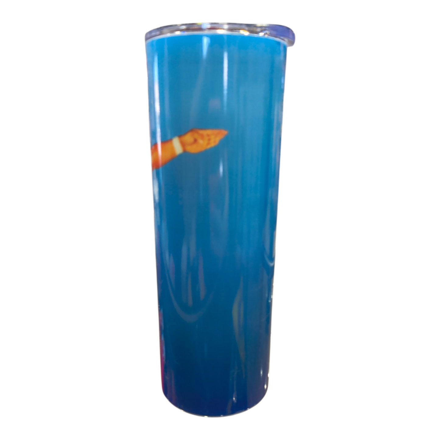 Blue Hulk Hogan 1986 20oz Skinny Aluminum Tumbler