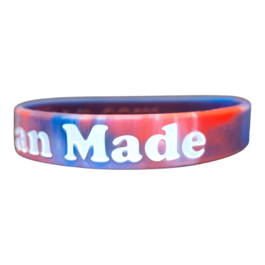 American Made Silicone Wristband