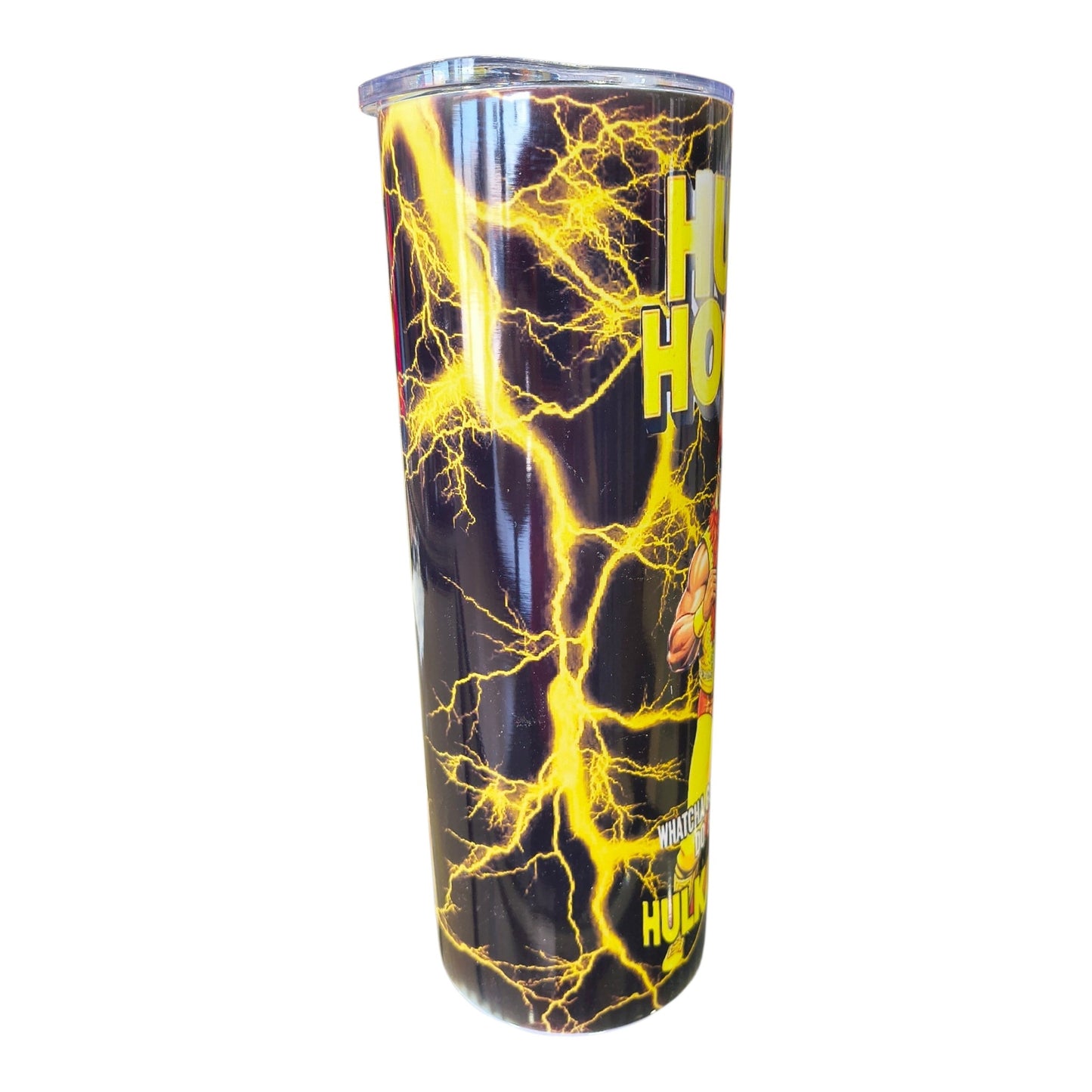 Hulk Hogan Lightning 20oz Skinny Aluminum Tumbler