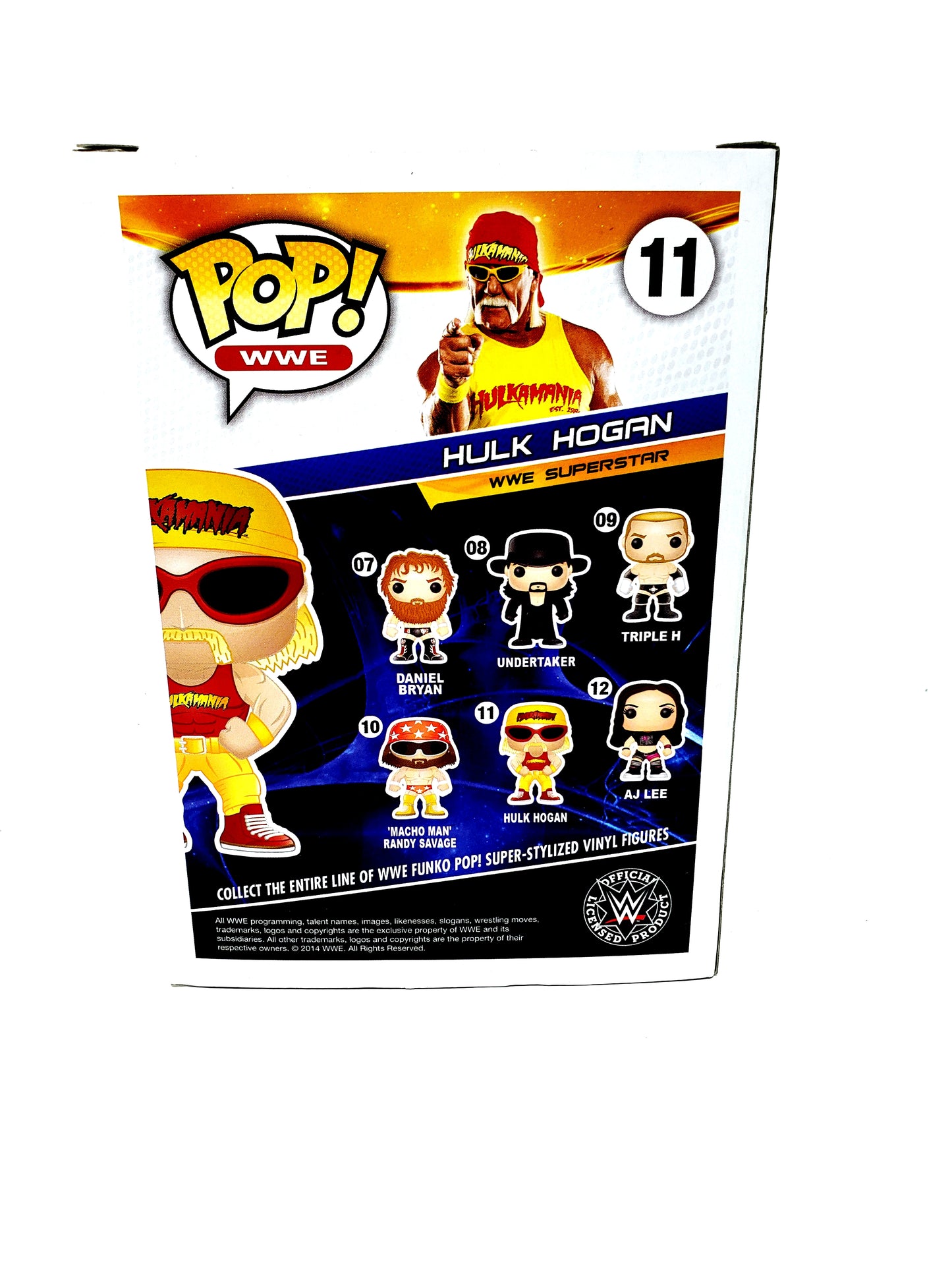 Autographed WWE Hulk Hogan Hulkamania Funko Pop! #11