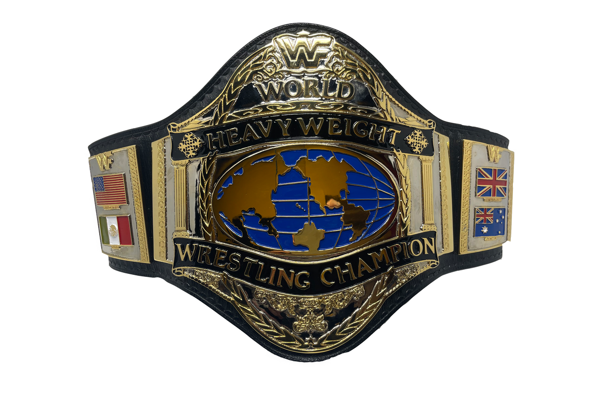 WORLD HEAVY WEIGHT HOGAN 1986 BELT IN 4MM ZINC SIGNED Hogan s