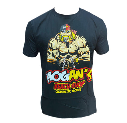 Split Hogan Face Black Tee