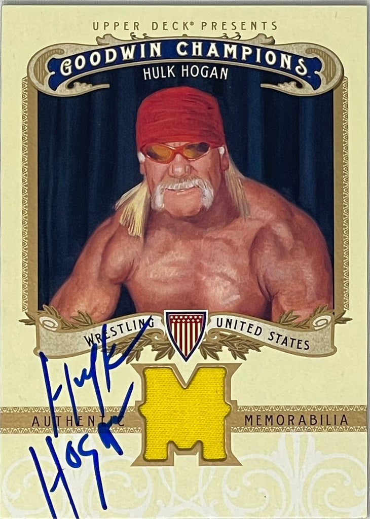 2012 Goodwin champions Hulk Hogan Autographed Card