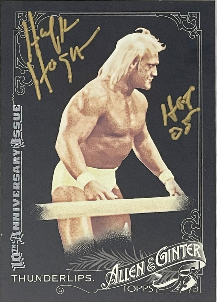 Topps Thunderlips Hulk Hogan Autographed Card