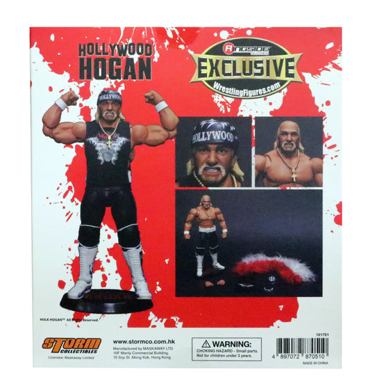 Red & White Ringside Collectibles Action Figure Hollywood Hulk Hogan Autographed Front