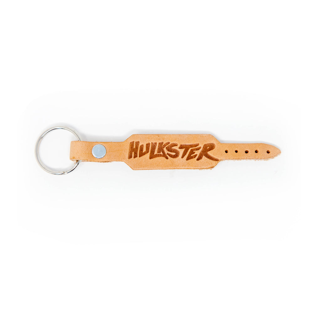 Leather Hulkster Key Chain front