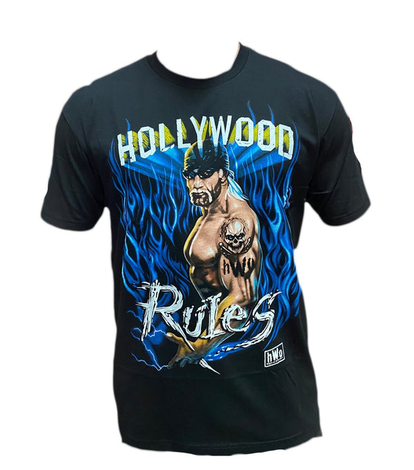Hollywood Rules Blue Flame Tee