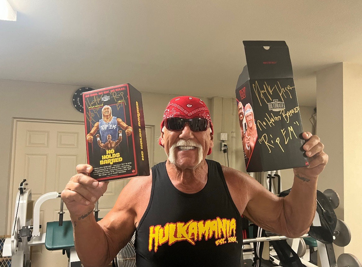 Double Autographed No Holds Barred Figure (Signed on outside and inside box)