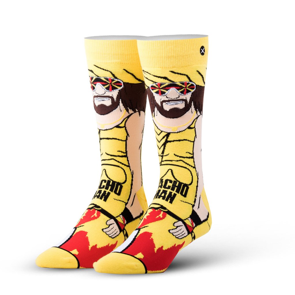 Yellow Macho Man Socks