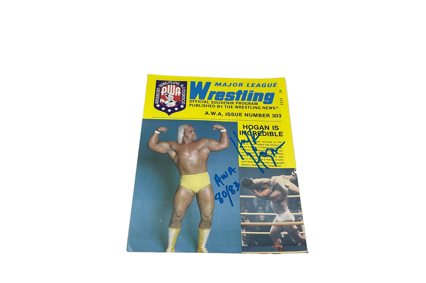 Major League Wrestling Promo Signed