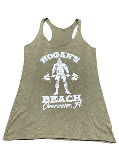 Womens Olive Hogan's Gym Tank Top
