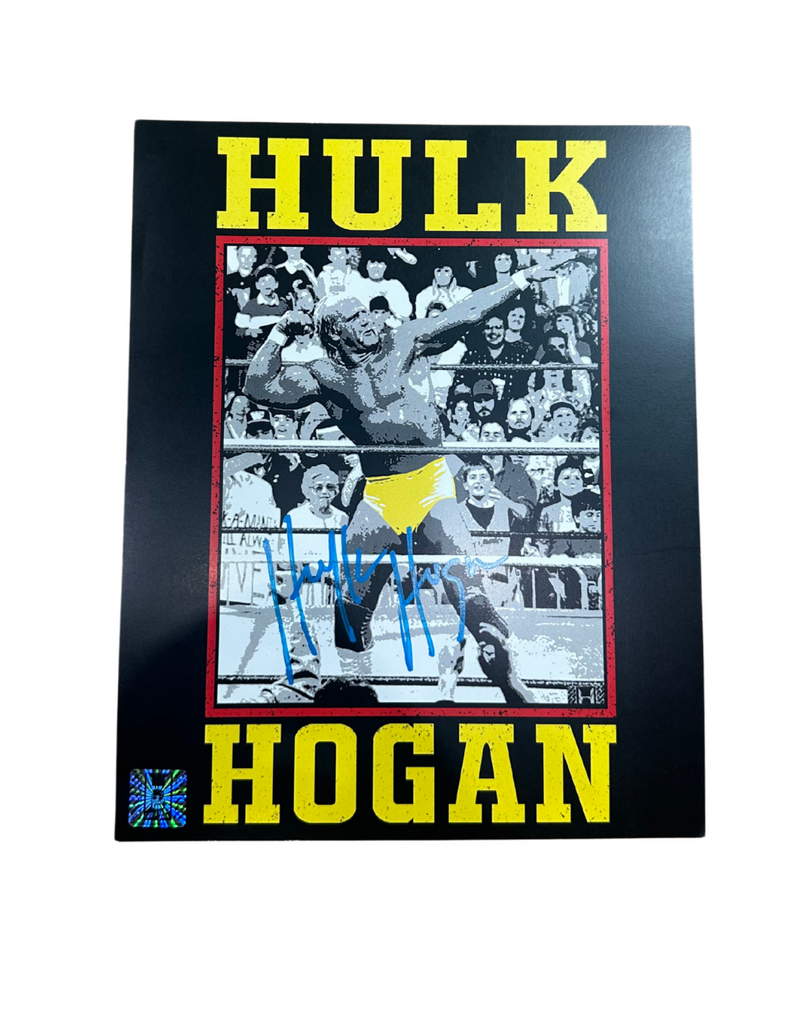 Hulk hogan Autographed 8x10