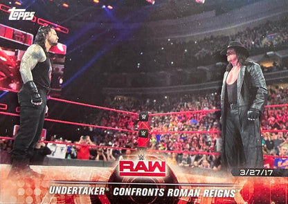 Undertaker Roman Reigns #20 Trading Card