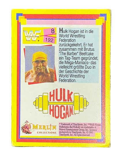 Consignment SR - Hulk Hogan Merlin #8/192 Trading Card