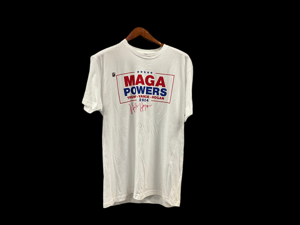 Autographed White MAGA T-Shirt