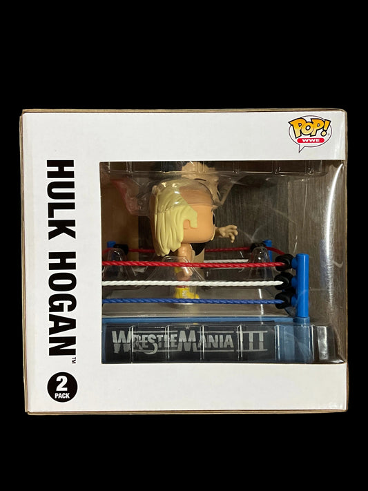 Hulk Hogan Andre the Giant Wrestlemania III Funko Pop Unsigned