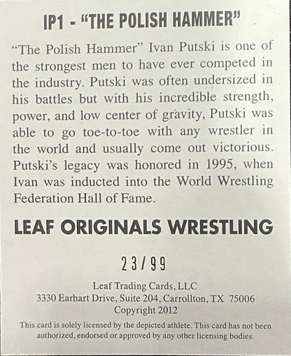 Leaf Originals “The Polish Hammer” Signed 23/99 Trading Card
