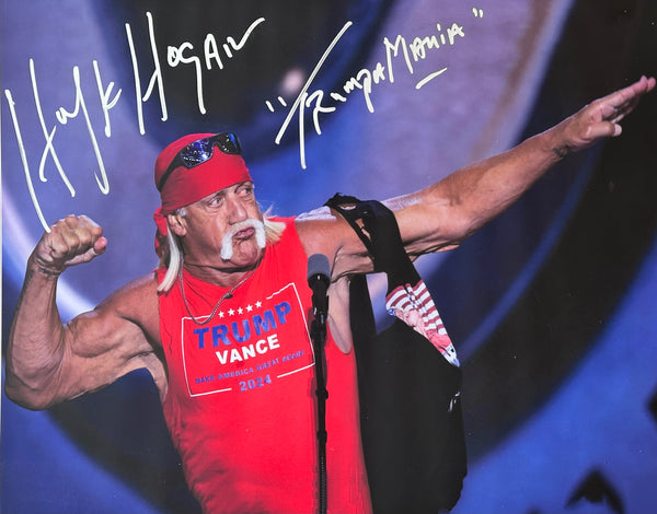 Trumpamania Bow n Arrow Autographed 16x20 Poster