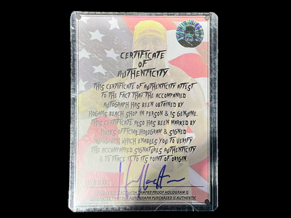 Topps Hollywood Hogan 1998 Bandi Signed Trading Card