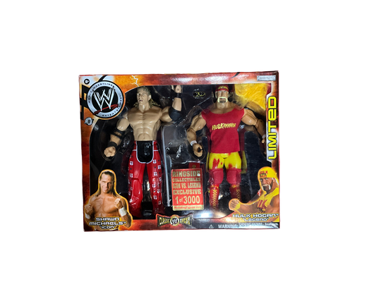 WWE 1 of 3000 Shawn Michaels VS Hulk Hogan Limited Edition Exclusive Unsigned Action Figure