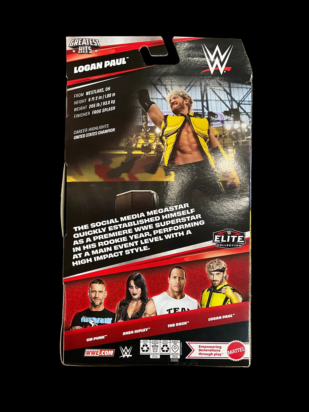 LOGAN PAUL WWE ELITE COLLECTION FIGURE