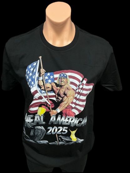 Black Real American Victory Adult T-Shirt
