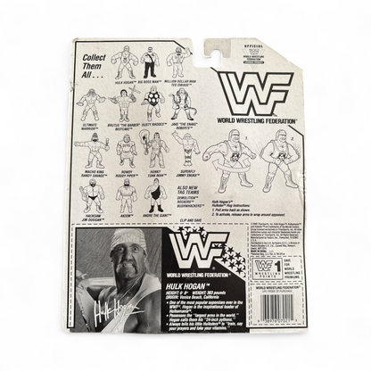 Official WWF Hulkster Huge Autographed HASBORO Action figure