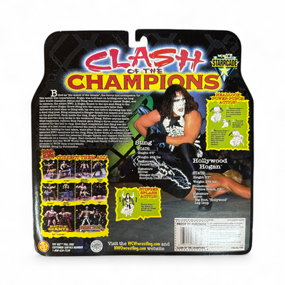 1999 WCW Toy Biz WCW/nWo Clash of the Champions: Sting vs. Hollywood Hogan Autographed