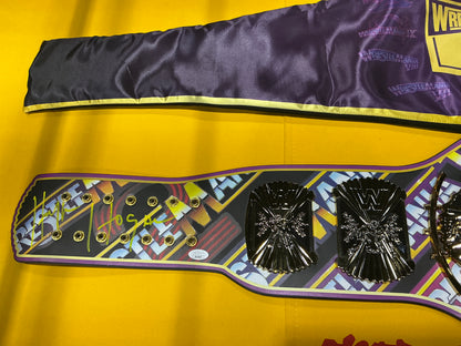 Signed Wrestlemania Winged Eagle Dual Gold Plated 40th Anniversary 135/200 Belt