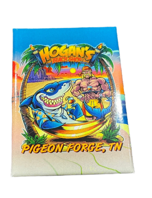 Flat Magnet HBS Shark Hammock - Pigeon Forge