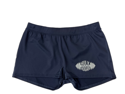 Womens Navy Compression Shorts