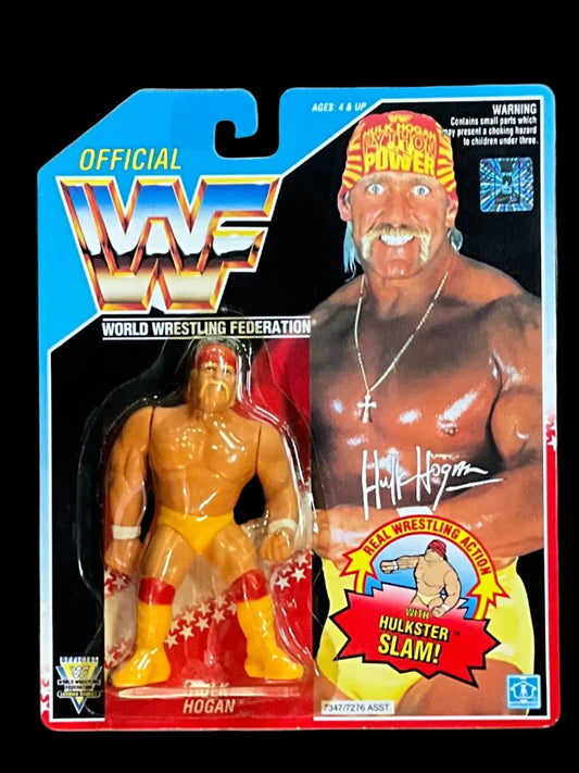 WWF Hulk Hogan Hasbro Figure Hulkster Slam Unsigned