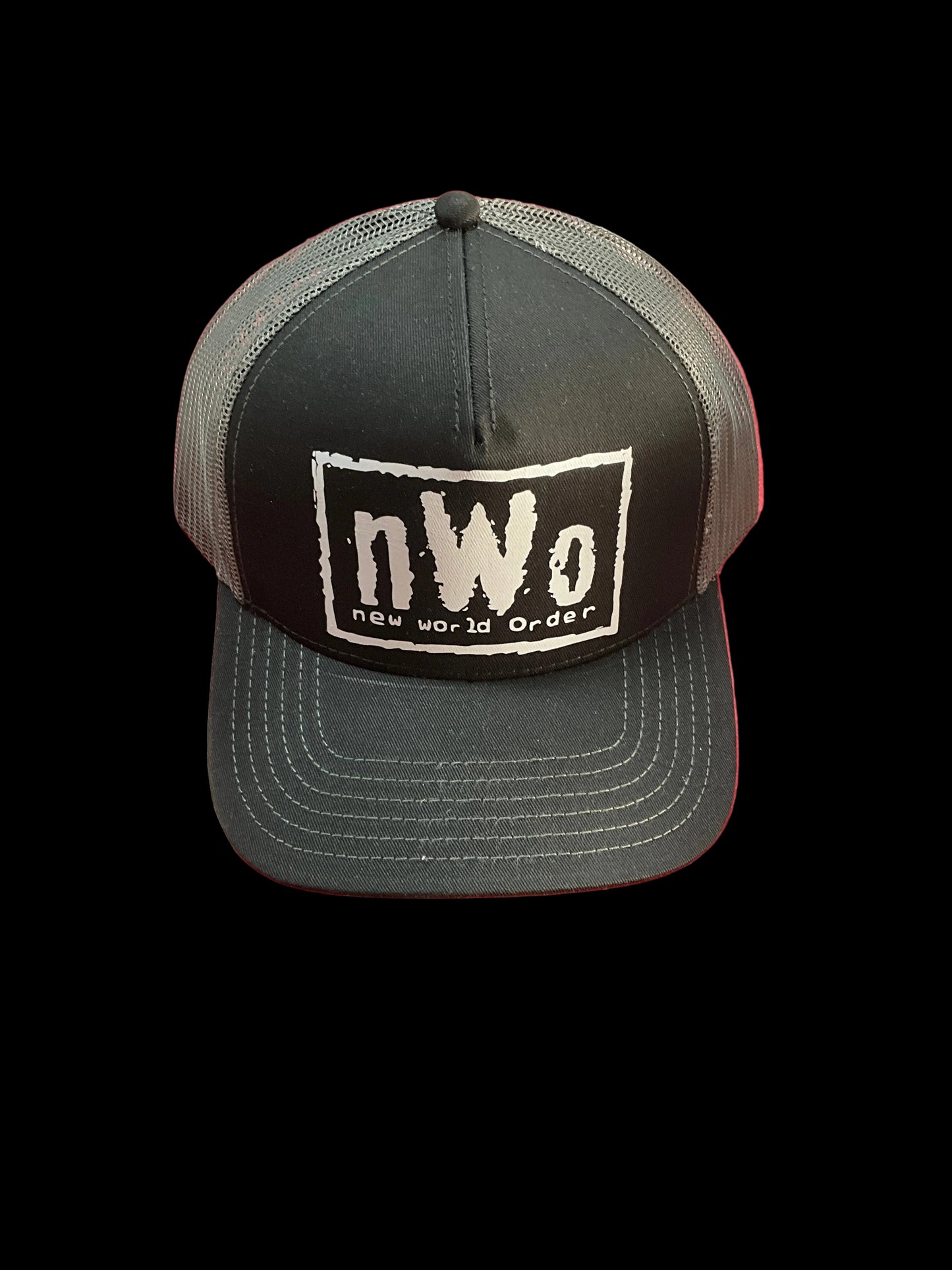 Black/ Gray nWo Trucker Hat