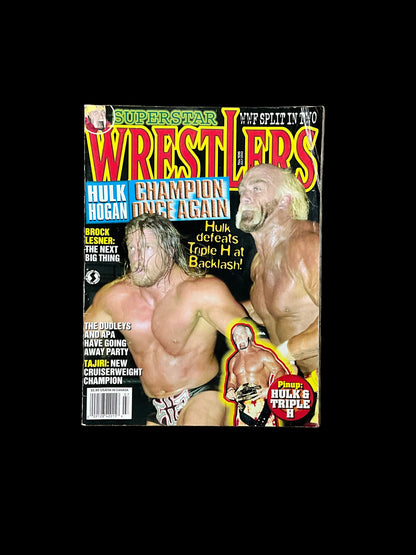 Superstar Wrestlers Unsigned Magazine