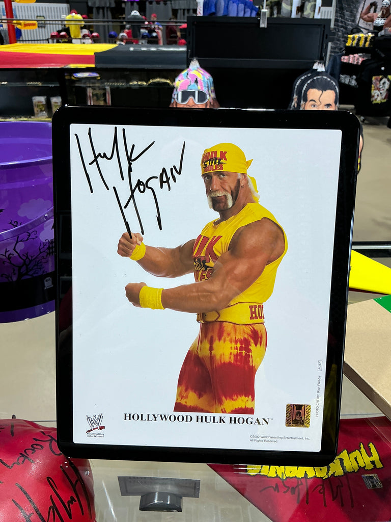 Framed Hollywood Hulk Hogan 8x10 Photo