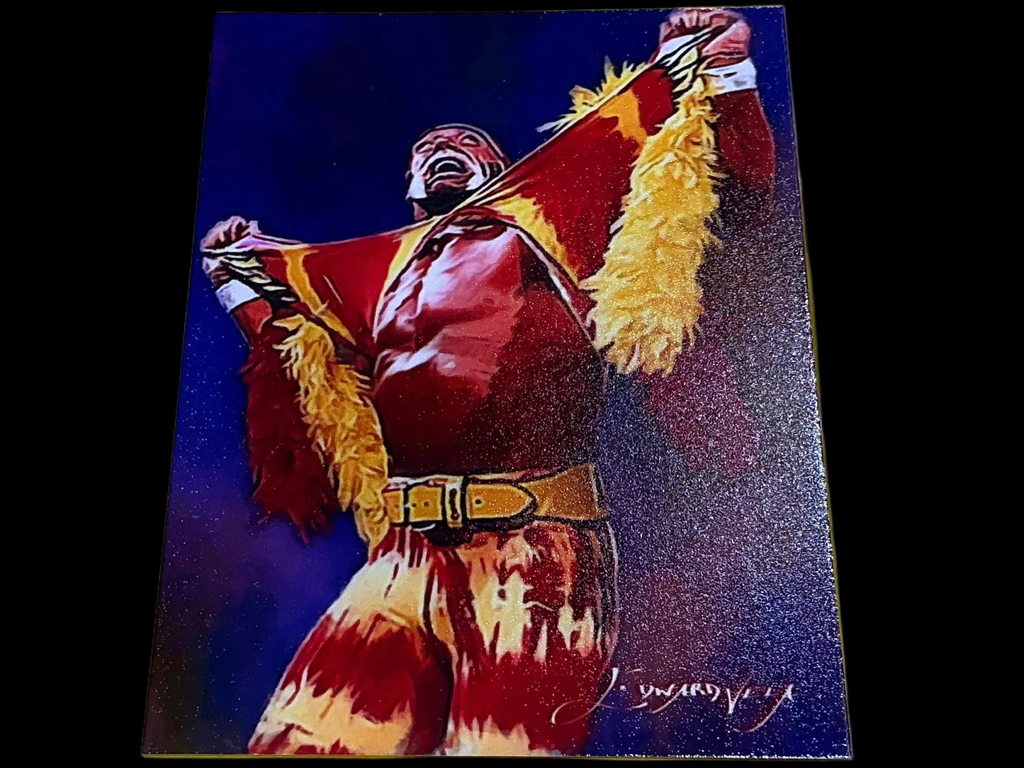 Edward Vela Hulk Hogan #5 39/50 Trading Card