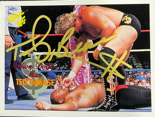 Signed Ted DiBiase Classic WWF #109